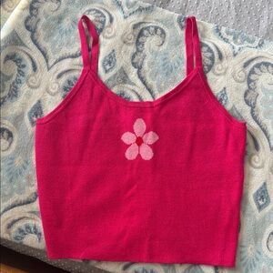 Sugarlips | Vibrant Pink Knit Top